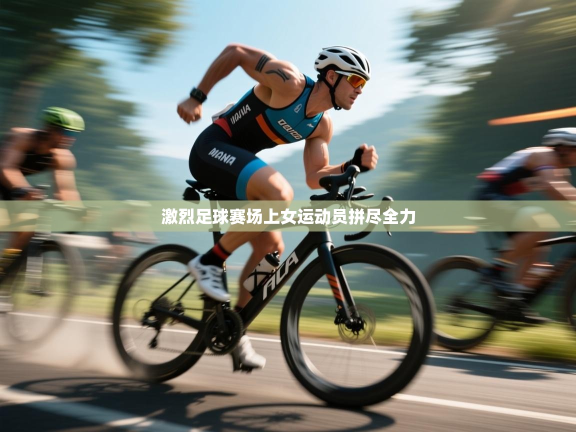 激烈足球赛场上女运动员拼尽全力  第1张